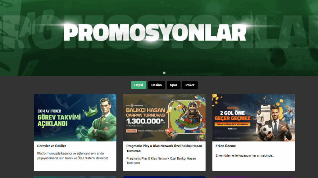 Klasbahis Bonus
